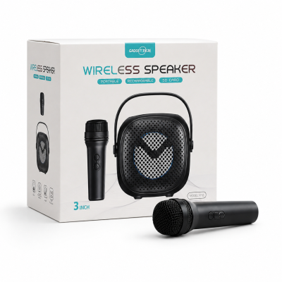 GREATNICE Bluetooth, USB, SD Card, FM Radio & Mic Supported Wireless Speaker